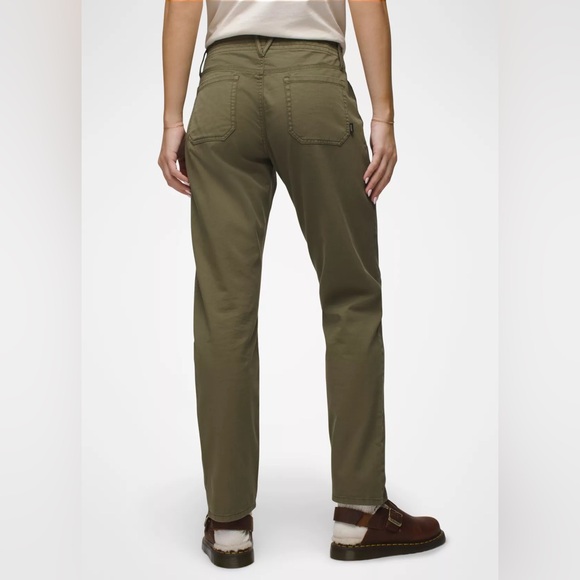 Prana Sancho Boyfriend Pant 10 Rye Green - Picture 3 of 9